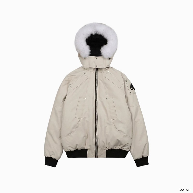Michael Kors parka down jacket in off-white