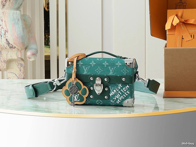 Mini Shoulder Bag by Dior with Teal Studded Mini Bag