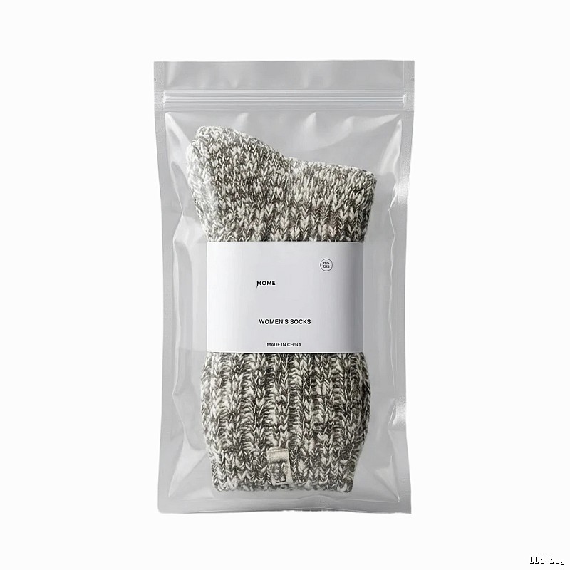 Miu Miu Knitted Style Gray-White Socks