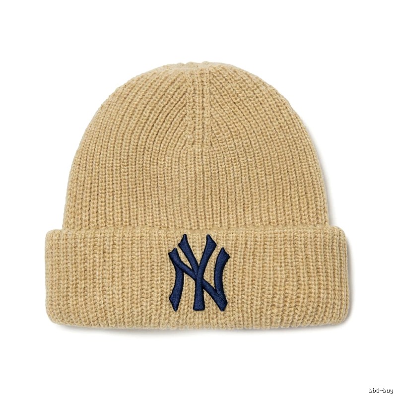 MLB classic beige knitted hat