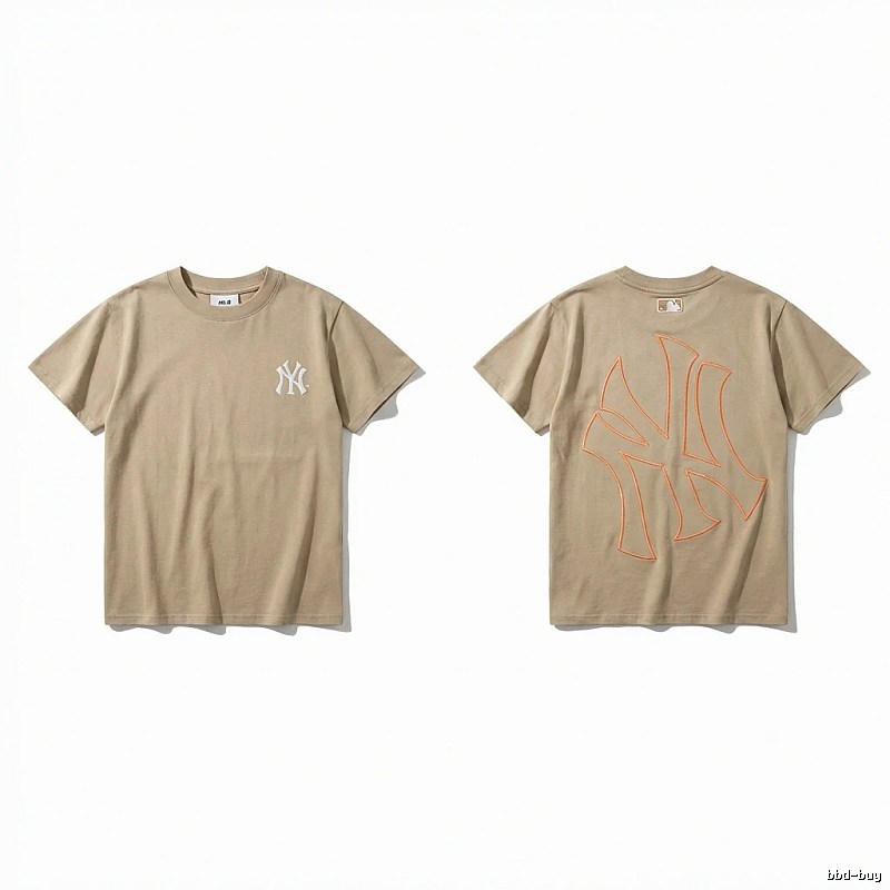 MLB retro style khaki T-shirt