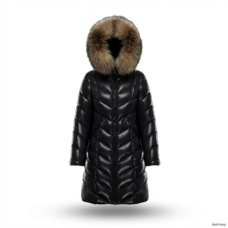 Moncler black luxury style down jacket