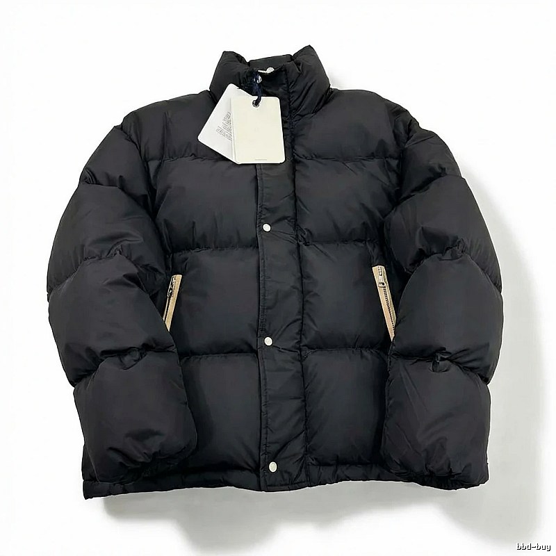 Moncler black short down jacket