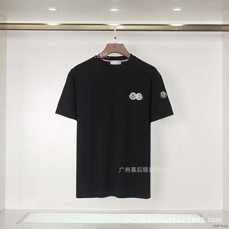 Moncler Co-branded Casual Style Black Short-sleeve T-shirt