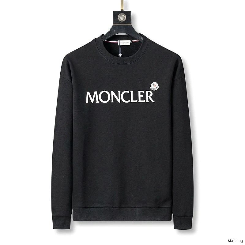 Moncler simple-style black sweatshirt