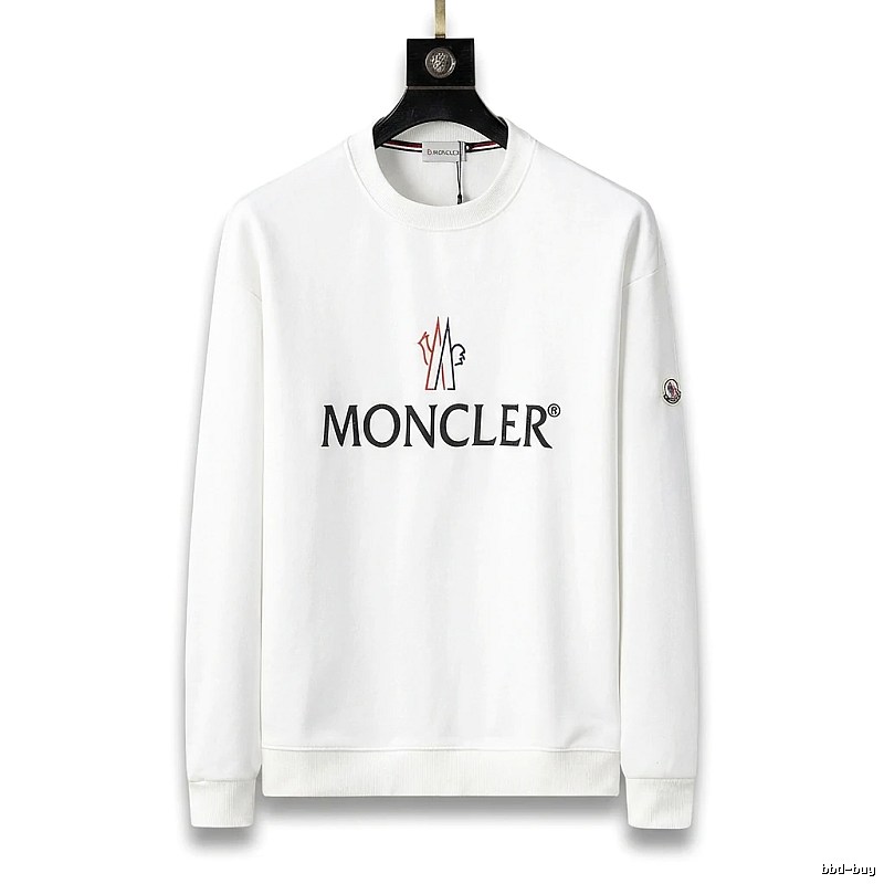 Moncler simple white sweatshirt