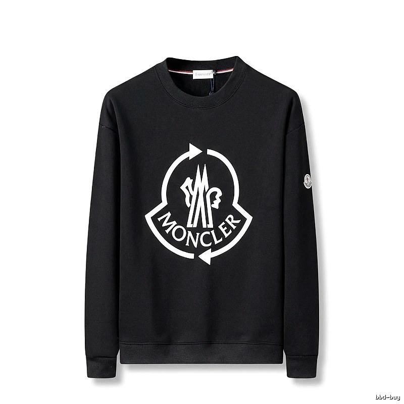 Moncler's classic trendy black sweatshirt