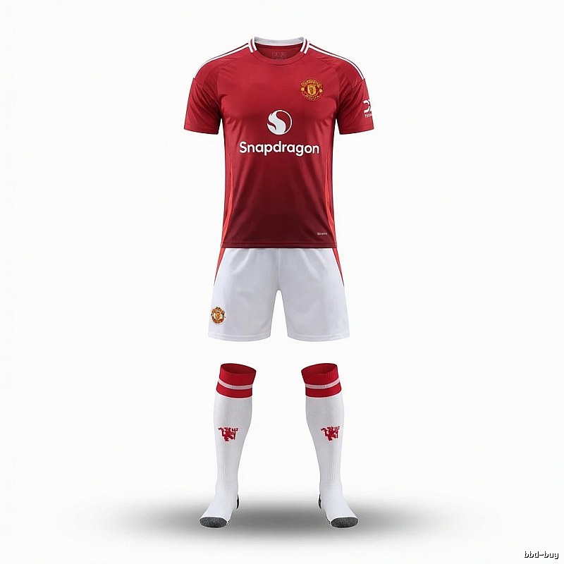 MUFC Football Kit Set Red