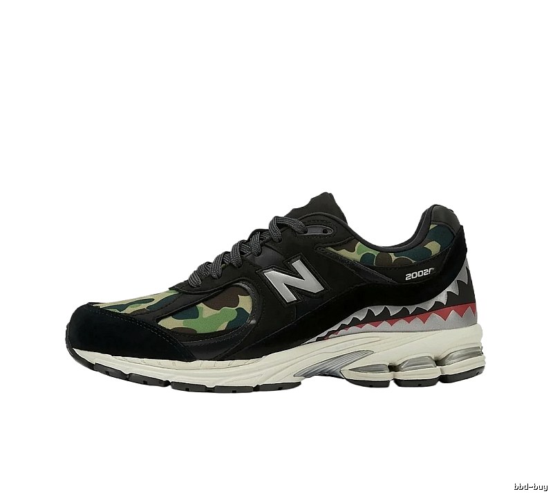 New Balance 2002r Camouflage Style Black Shoes