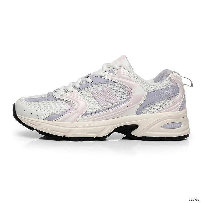 New Balance 530 Retro Style White and Pink Sneakers