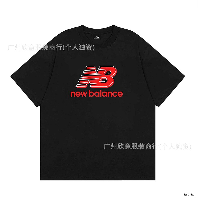 New Balance Printed Casual Black Short-sleeve T-shirt