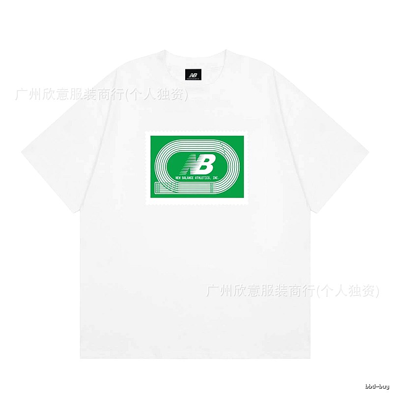 New Balance Printed Casual Style White T-Shirt