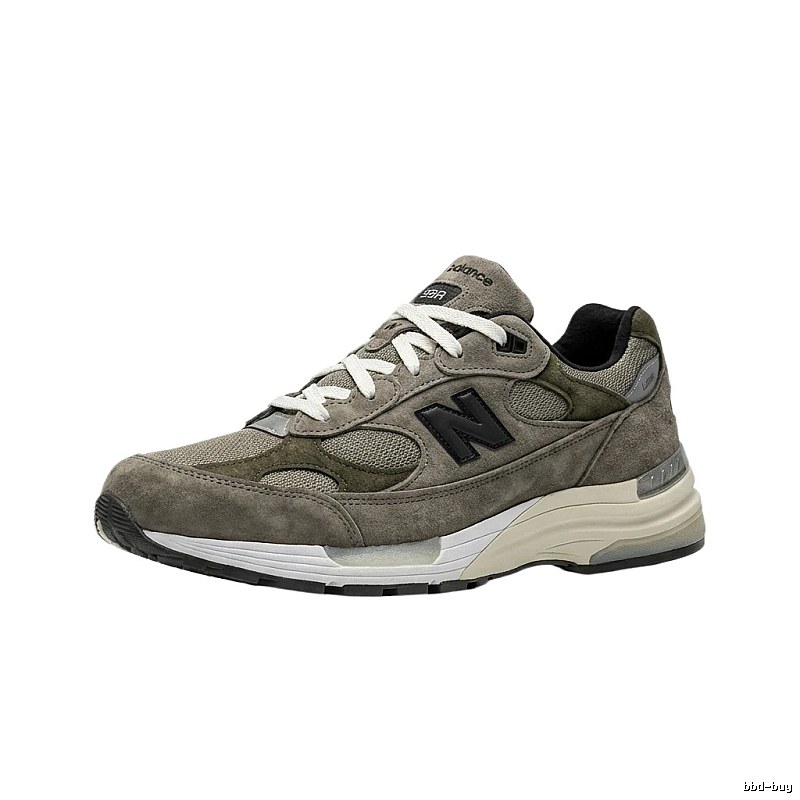 New Balance retro - style gray sports shoes