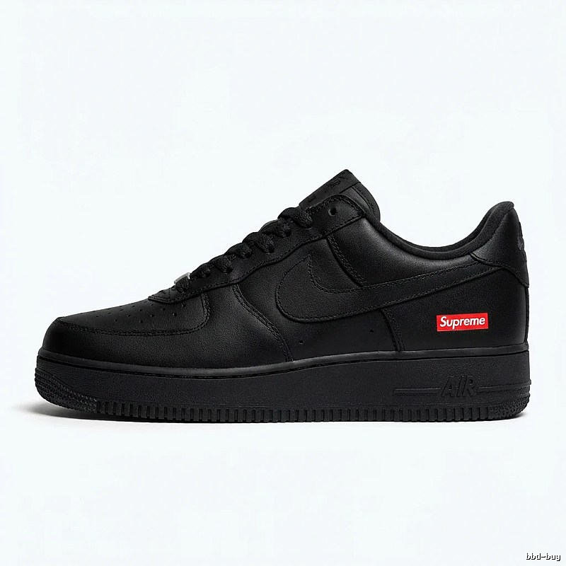 Nike Air Force 1 black trendy sneakers