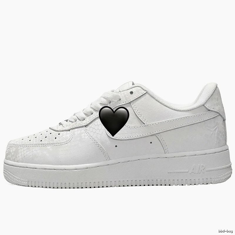 Nike Air Force 1 simple white sneakers