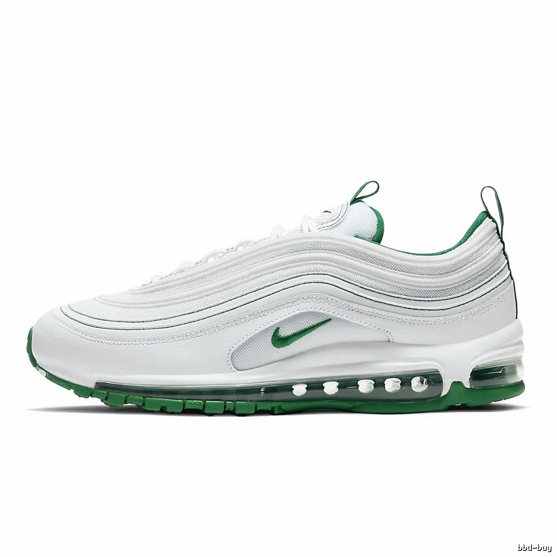 Nike Air Max 97 Trendy White and Green Sports Shoes