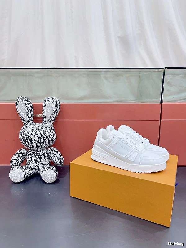 Nike White Sneaker with White Nike Low-top on Orange for Photo Ready Styling