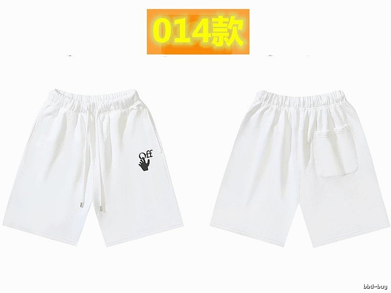 Off-White trendy brand style white shorts