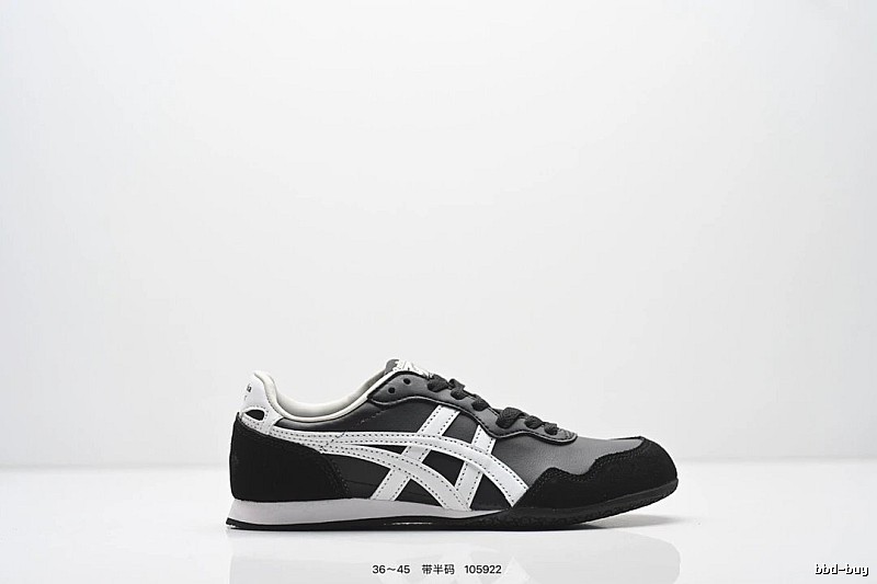 Onitsuka Tiger black-and-white retro sports shoes