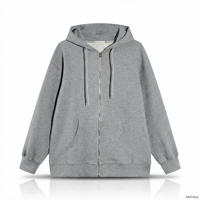 Other simple style hooded gray sweatshirt