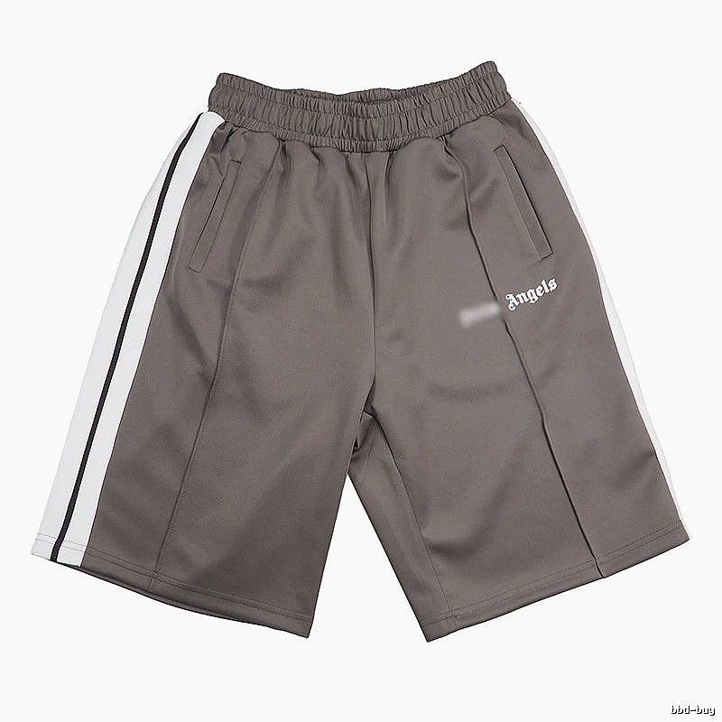 Palm Angels Compact Track shorts Black Side Stripe for Smart Casual Looks