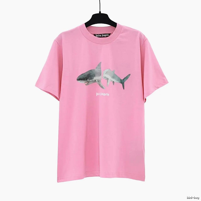 Palm Angels Premium Style Bear graphic T-shirt White Colorful Bear for Resort Outfits