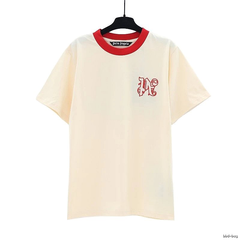 Palm Angels Resort Logo T-shirt White Palm Tree for Travel Looks