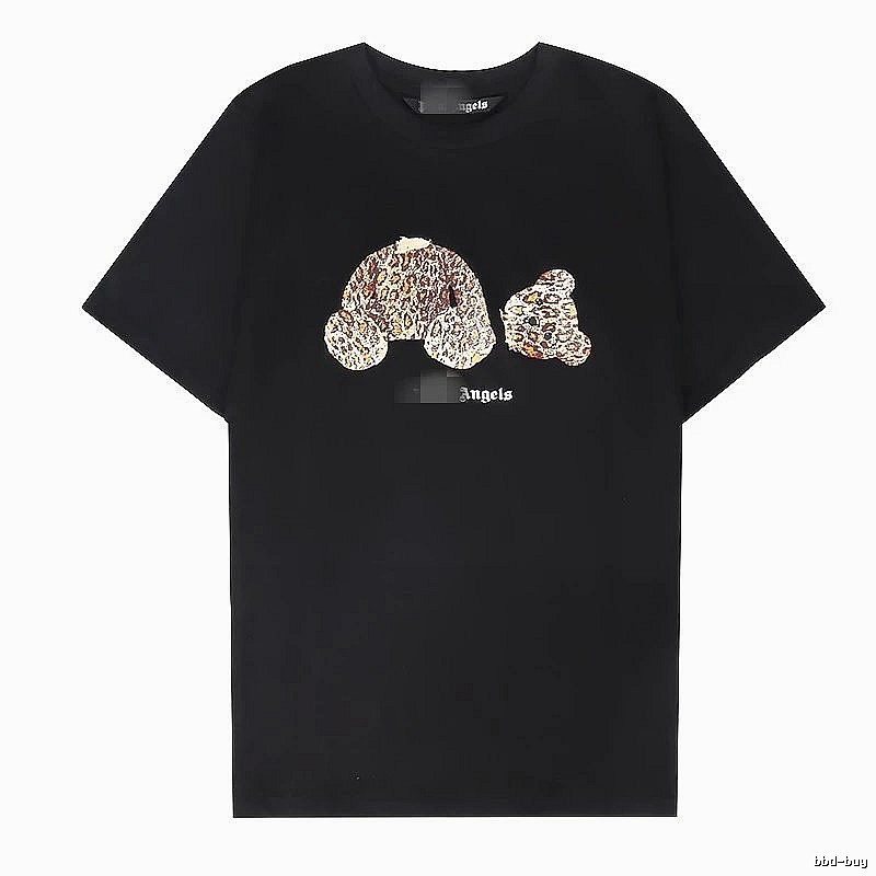 Palm Angels Statement Bear graphic T-shirt White Colorful Bear for Easy Pairing