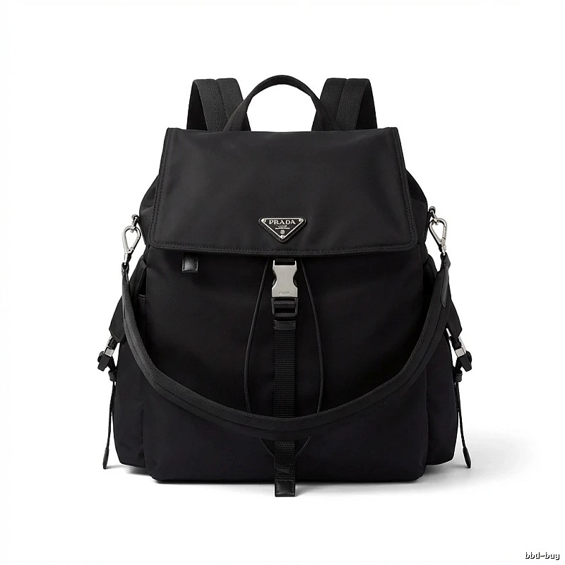 Prada classic black backpack
