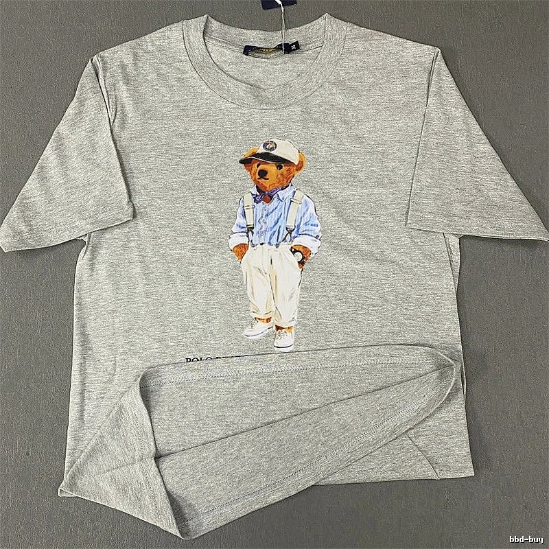 Ralph Lauren Bear Style Grey T-shirt