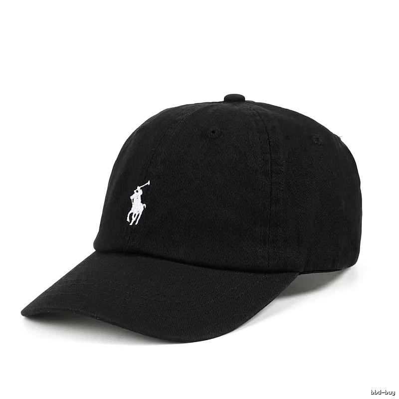 Ralph Lauren classic and simple style black hat