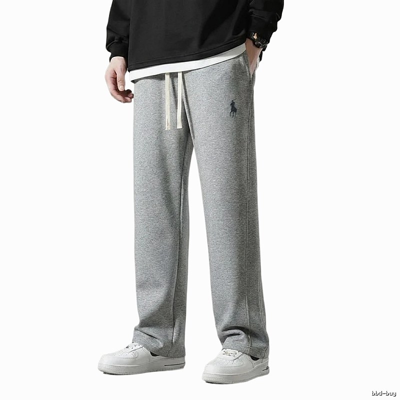 Ralph Lauren fleece-lined casual grey sweatpants