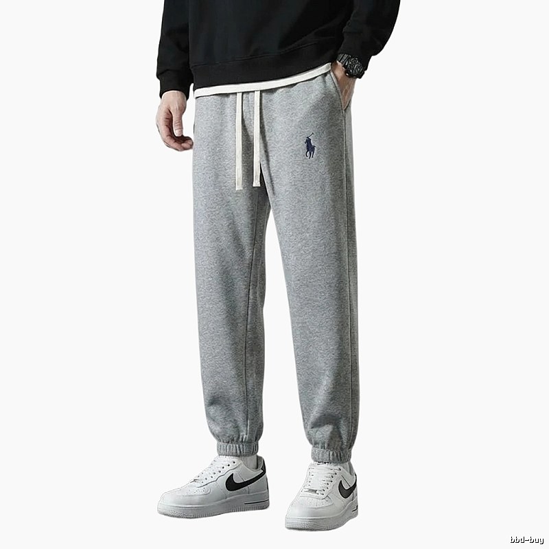 Ralph Lauren fleece-lined casual grey sweatpants