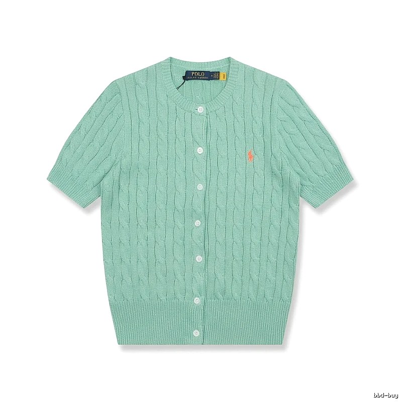 Ralph Lauren Polo light green knitted cardigan