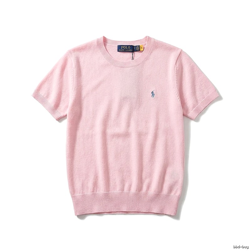 Ralph Lauren Polo pink trendy brand short-sleeve shirt