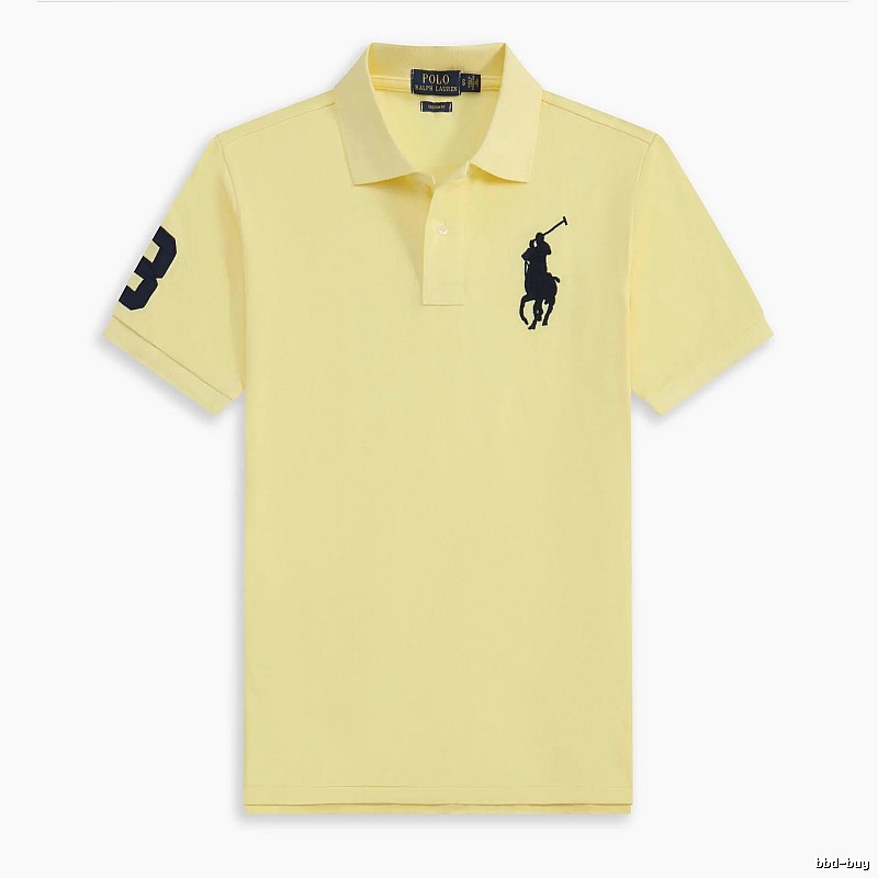 Ralph Lauren Polo Series Casual Yellow Polo Shirt