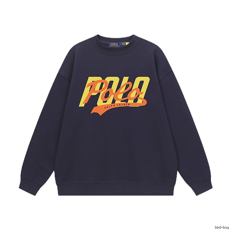 Ralph Lauren Polo Series Fashion Navy Blue Sweatshirt