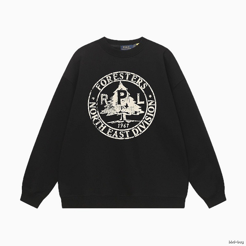 Ralph Lauren vintage-style black sweatshirt