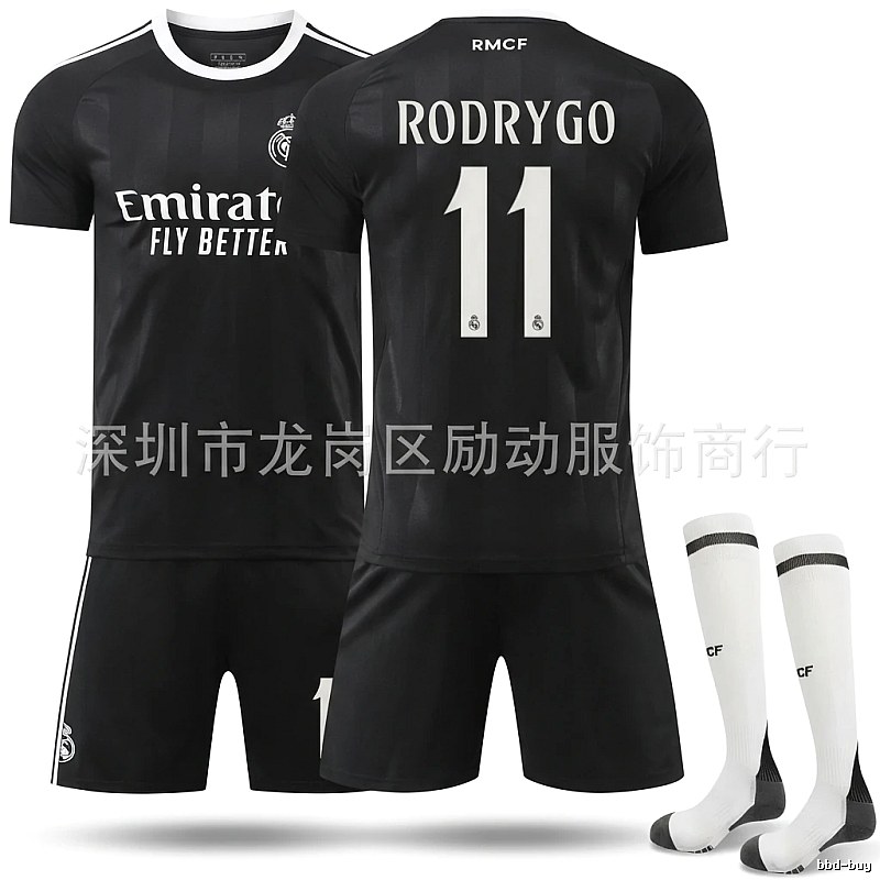 Real Madrid sporty black jersey