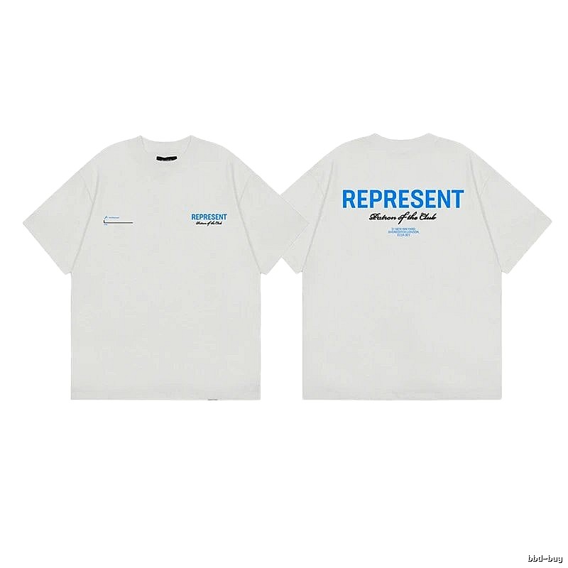 Represent Club High Street Style White T-Shirt