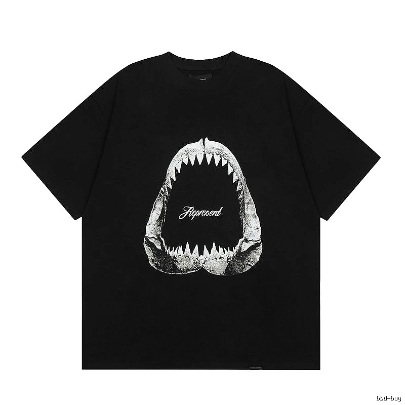 Represent Shark Jaw High Street Black Short Sleeve T-Shirt