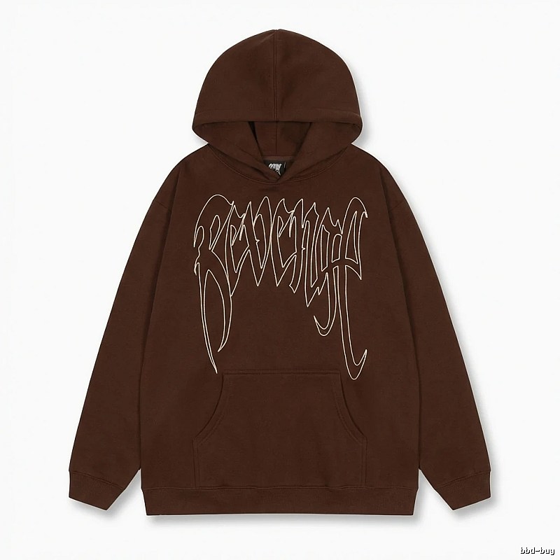 Revenge Gothic Style Dark Coffee Hoodie