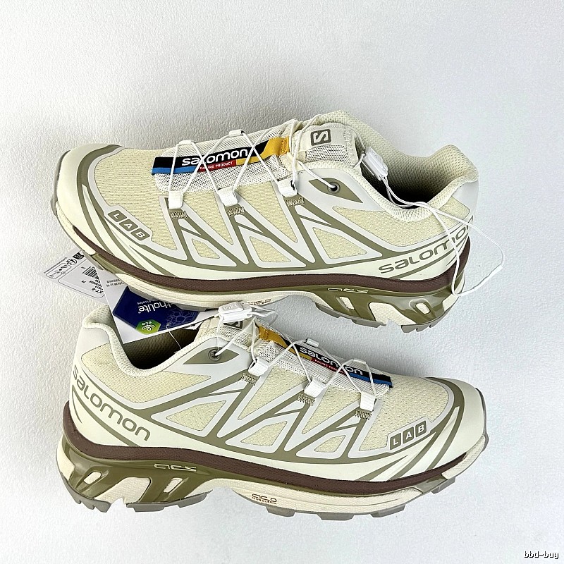 Salomon Beige Treaded Trail Sole Trail Sneakers