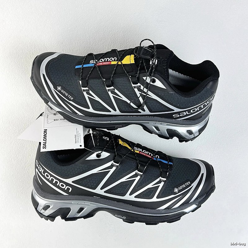 Salomon Black Treaded Trail Sole Trail Sneakers