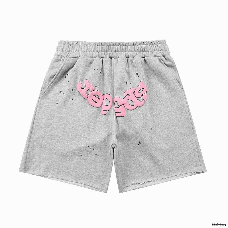 Shorts with Sp5der letter print style