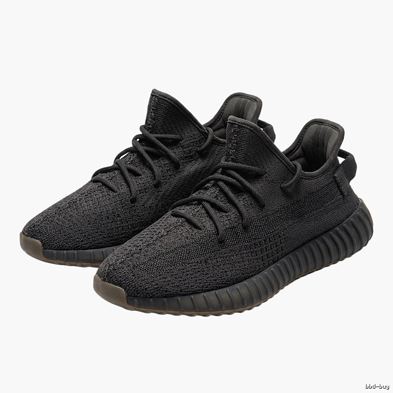 Simple-style black Yeezy 350 shoes