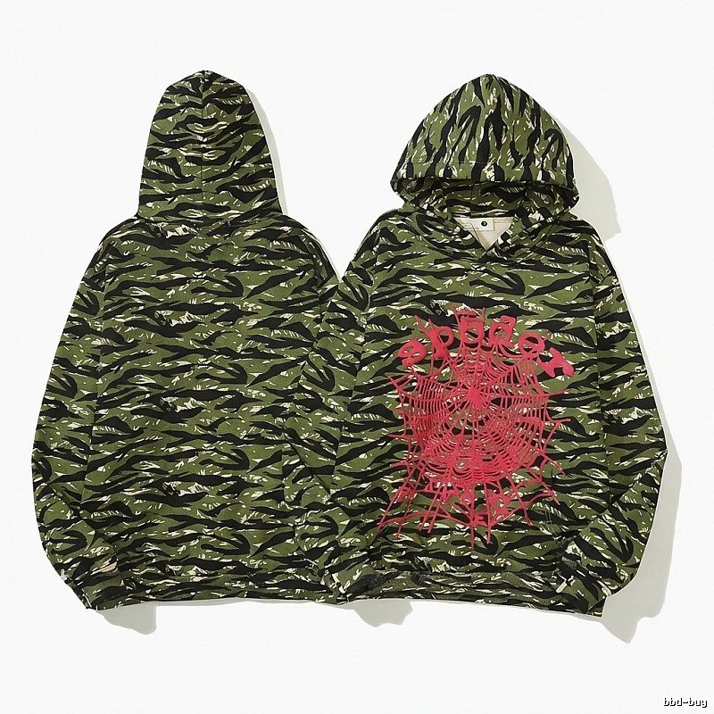 Sp5der camouflage hoodie