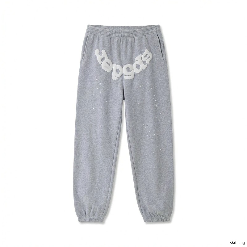 Sp5der Starry Rhinestone Wind Track Pants