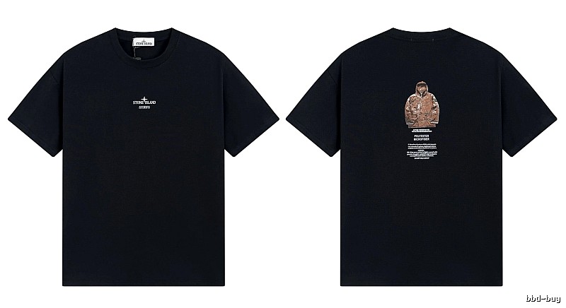Stone Island Archive Series Street Style Black T-Shirt