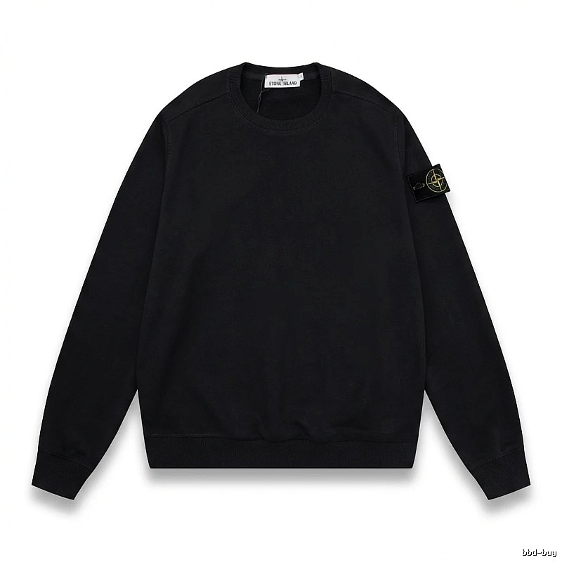 Stone Island basic black sweatshirt